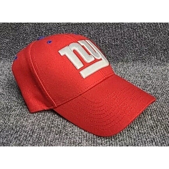 New York Giants 47 Brand MVP Adjustable Hat Cap Red NFL - Picture 3 of 6